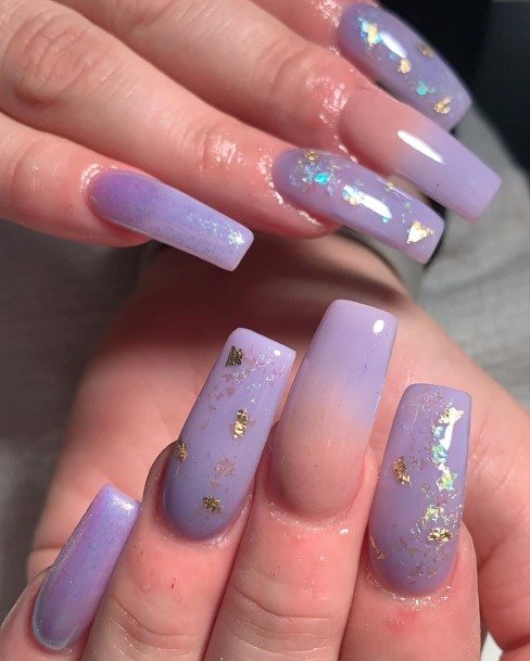 Beautiful Lilac Nail Design Ideas For Women