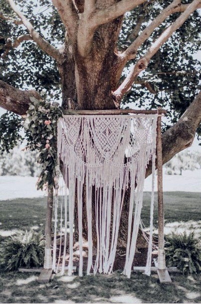 Beautiful Macrame Inspiration Wedding Arch Ideas