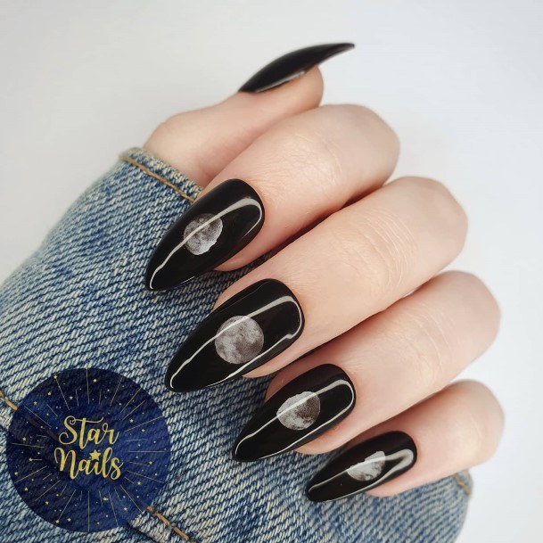 Beautiful New Moon Nail Design Ideas For Women