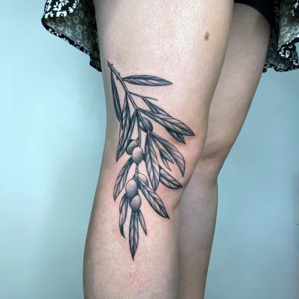 Beautiful Olive Tree Tattoo Design Ideas For Women