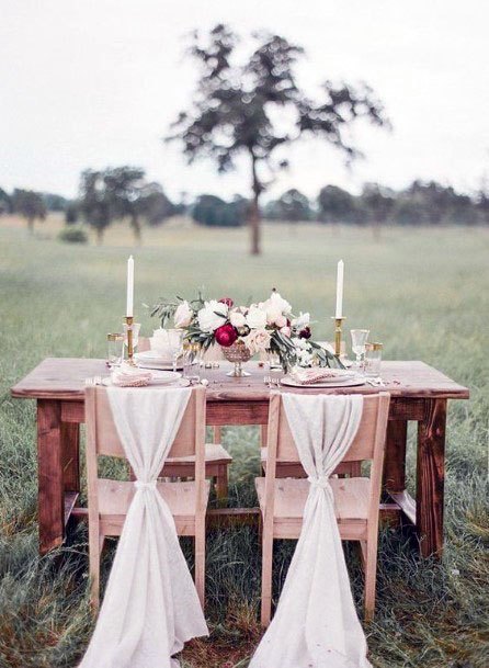 Beautiful Outdoor Wedding Inspiration Seating Ideas