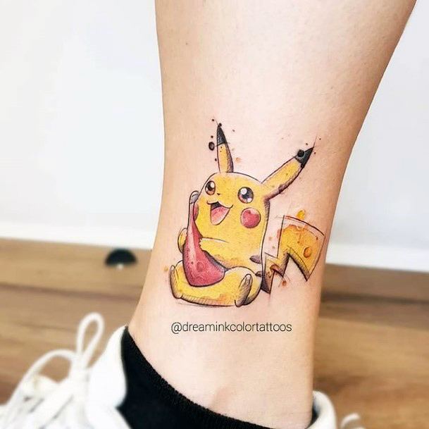 Beautiful Pikachu Tattoo Design Ideas For Women