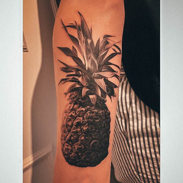 Beautiful Pineapple Tattoo Design Ideas For Women