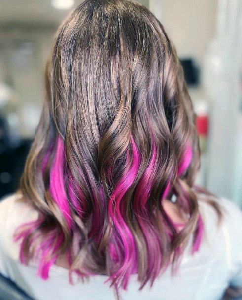 Beautiful Pink Hairstyles Design Ideas For Women