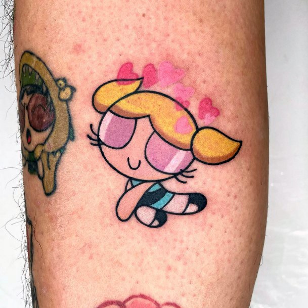 Beautiful Powerpuff Girls Tattoo Design Ideas For Women