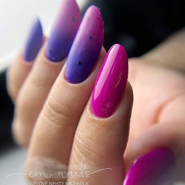 Beautiful Purple Dress Nail Design Ideas For Women