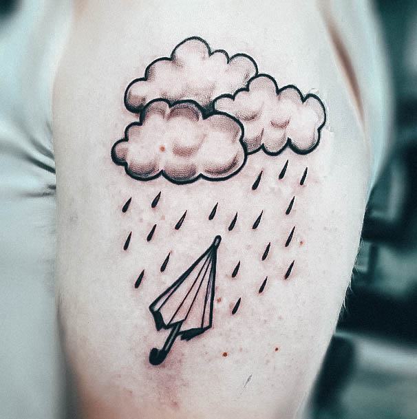 Beautiful Rain Tattoo Design Ideas For Women