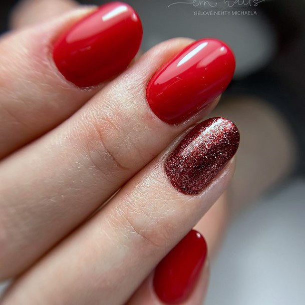 Beautiful Red Dress Nail Design Ideas For Women