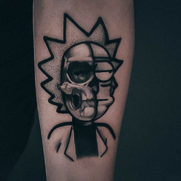 Beautiful Rick And Morty Tattoo Design Ideas For Women