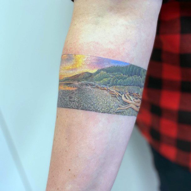 Beautiful River Tattoo Design Ideas For Women