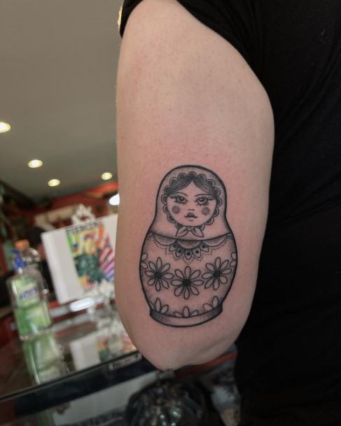 Beautiful Russian Nesting Doll Matryoshka Tattoo Design Ideas For Women