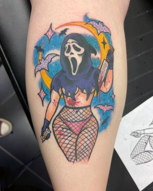 Beautiful Scream Tattoo Design Ideas For Women