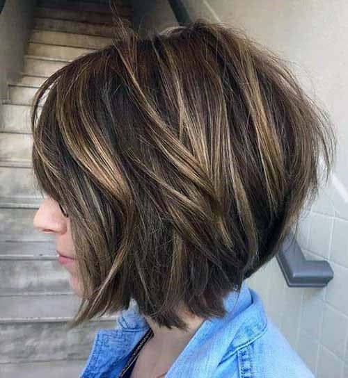 Beautiful Short Hairstyles For Women And Girls Rounded Hair Lovely