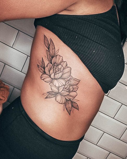 Beautiful Side Boob Tattoo Design Ideas For Women