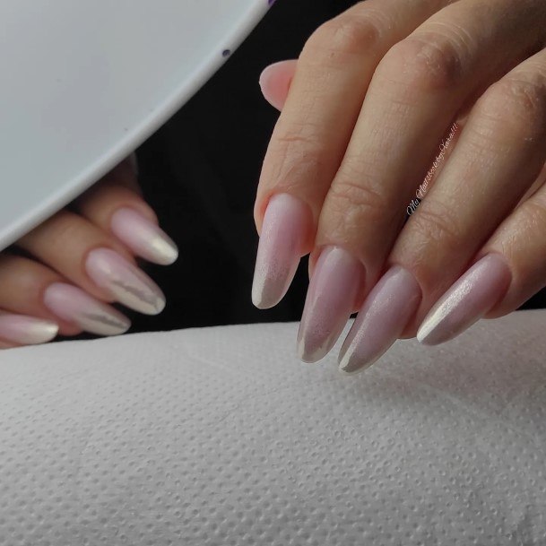 Beautiful Silver Ombre Nail Design Ideas For Women