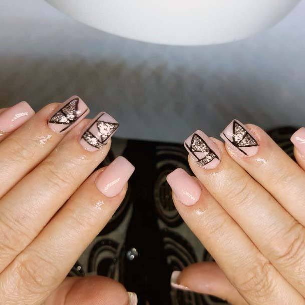 Beautiful Sparkling Moth On Nail Art For Girls