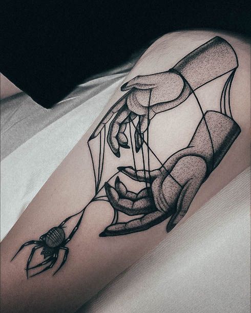 Beautiful Spider Tattoo Design Ideas For Women