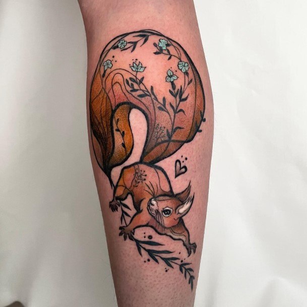 Beautiful Squirrel Tattoo Design Ideas For Women