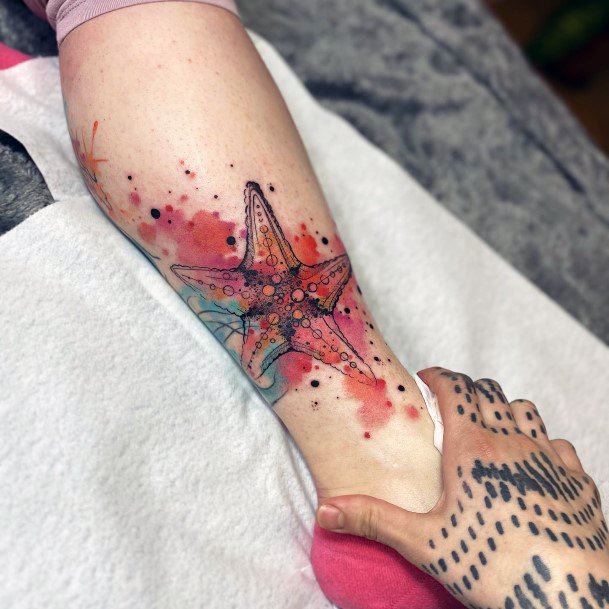 Beautiful Starfish Tattoo Design Ideas For Women