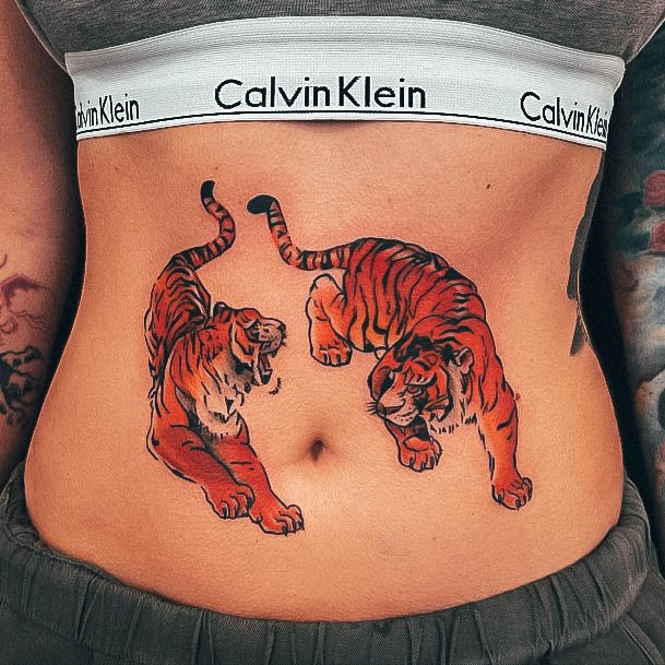 Beautiful Stomach Tattoo Design Ideas For Women