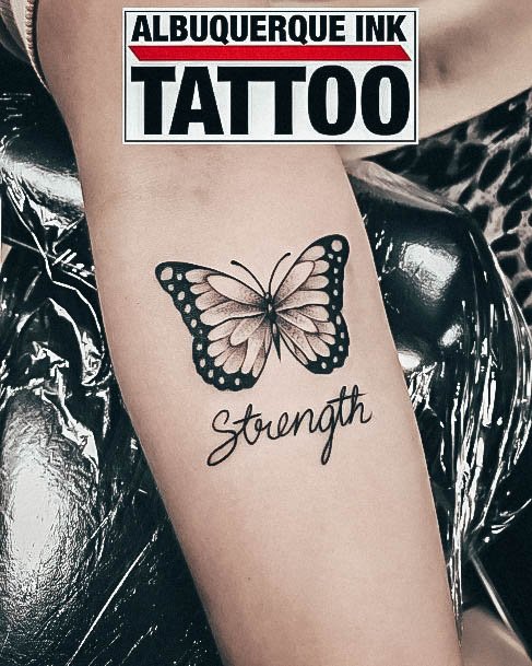 Beautiful Strength Tattoo Design Ideas For Women