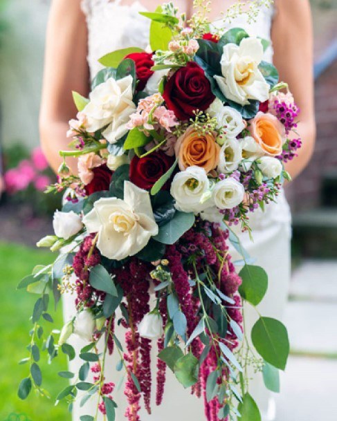 Beautiful Summer Floral Colorful Wedding Bouquet Ideas Bride