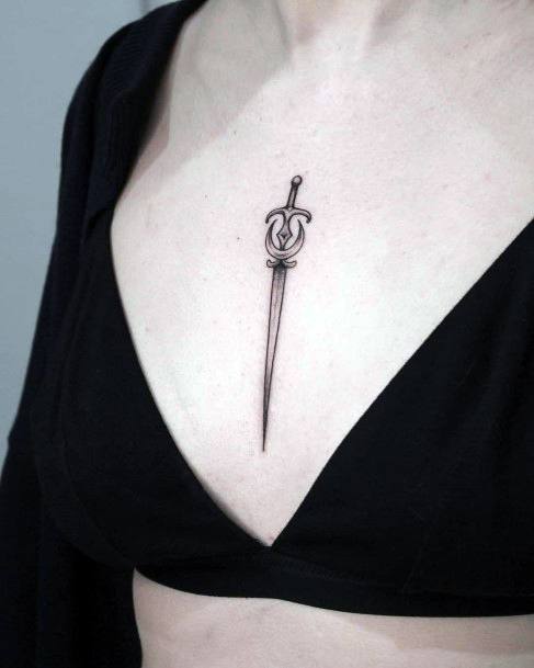 Beautiful Sword Tattoo Design Ideas For Women