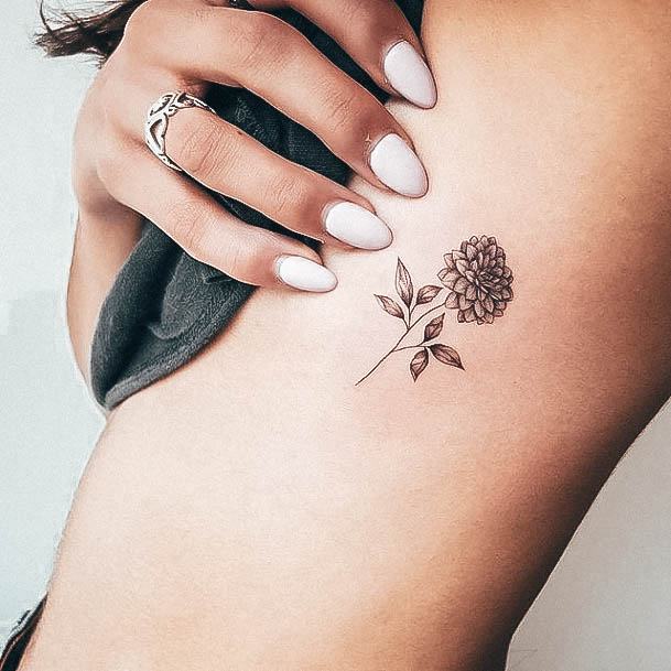 Beautiful Tiny Tattoo Design Ideas For Women Flower