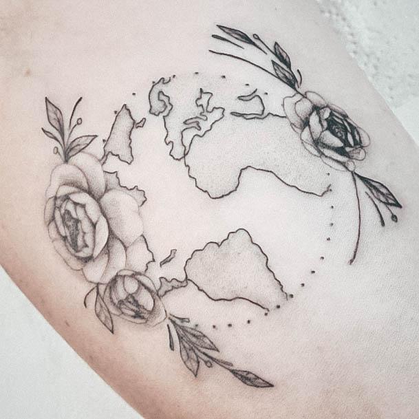 Beautiful Travel Tattoo Design Ideas For Women