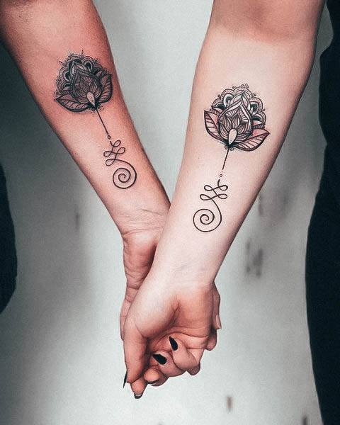 Beautiful Unalome Tattoo Design Ideas For Women