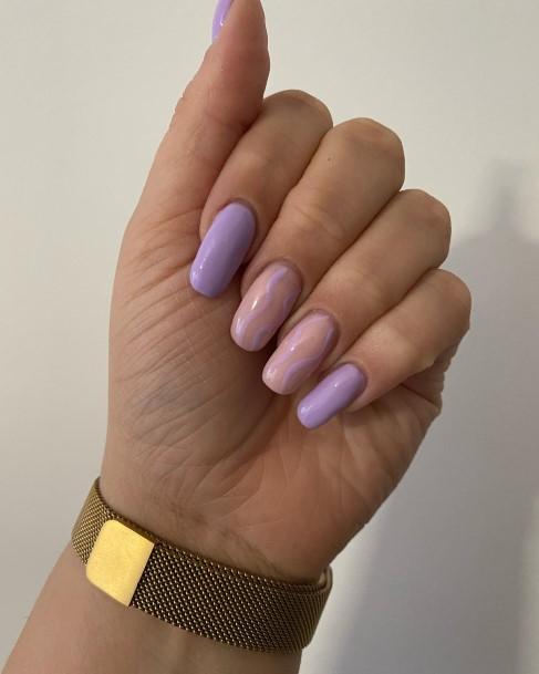 Beautiful Violet Nail Design Ideas For Women