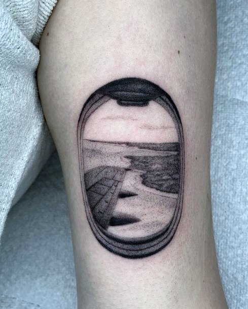 Beautiful Window Tattoo Design Ideas For Women