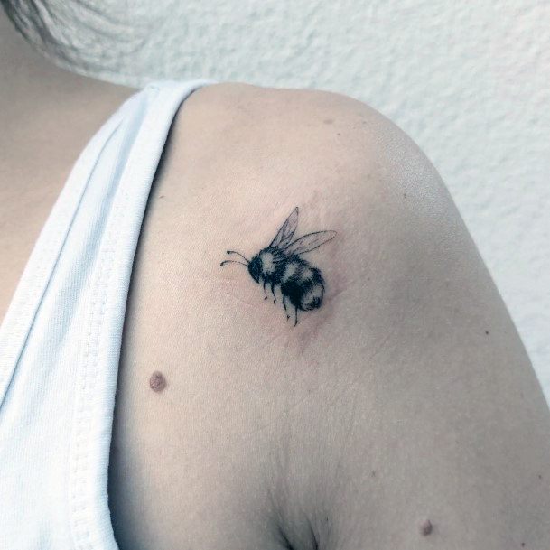 Bee Tattoo For Ladies