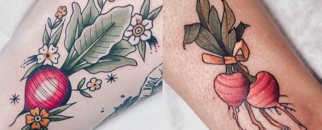 Top 100 Best Beet Tattoos For Women – Vegetable Design Ideas