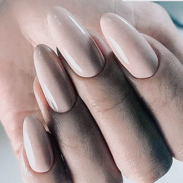 Beige Nail Feminine Designs