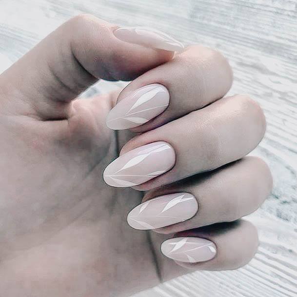 Beige Womens Feminine Beige Nails