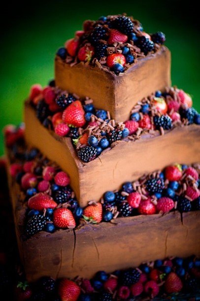 Berries Galore Chocolate Wedding Cake