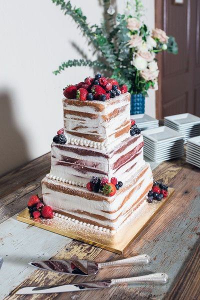 Berry Inspired Decor Wedding Cake Ideas