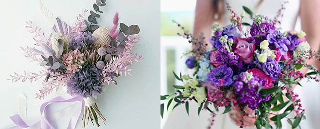 Top 50 Best Purple Wedding Flowers – Royal Purple Floral Ideas