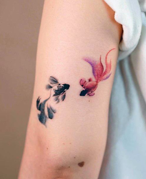 Betta Fish Womens Tattoo Ideas