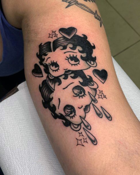 Betty Boop Girls Tattoo Ideas