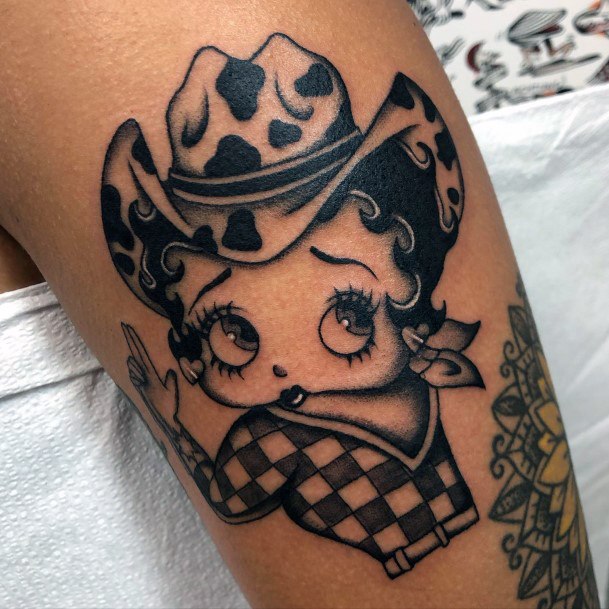 Betty Boop Tattoo Art For Women