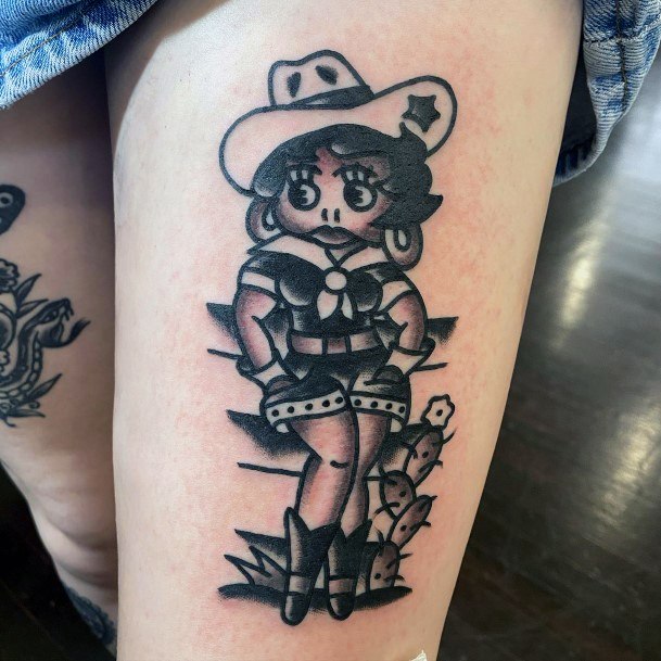 Betty Boop Tattoo Design Ideas For Girls