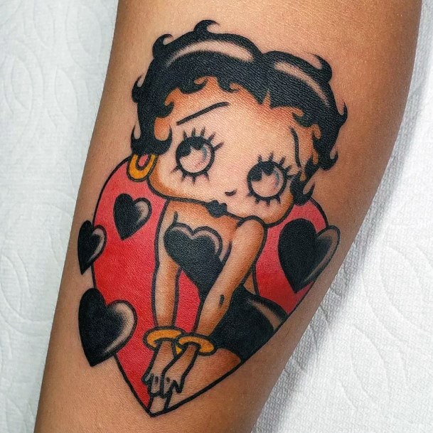 Betty Boop Tattoo Design Inspiration For Women