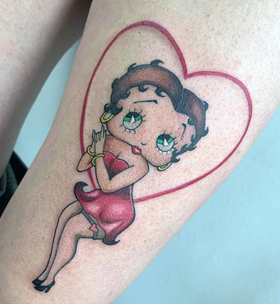 Betty Boop Tattoo Feminine Designs