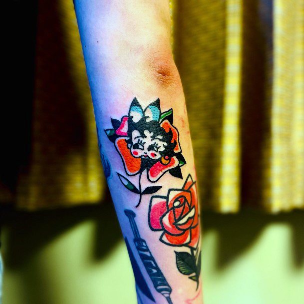 Betty Bop Womens Tattoo Designs