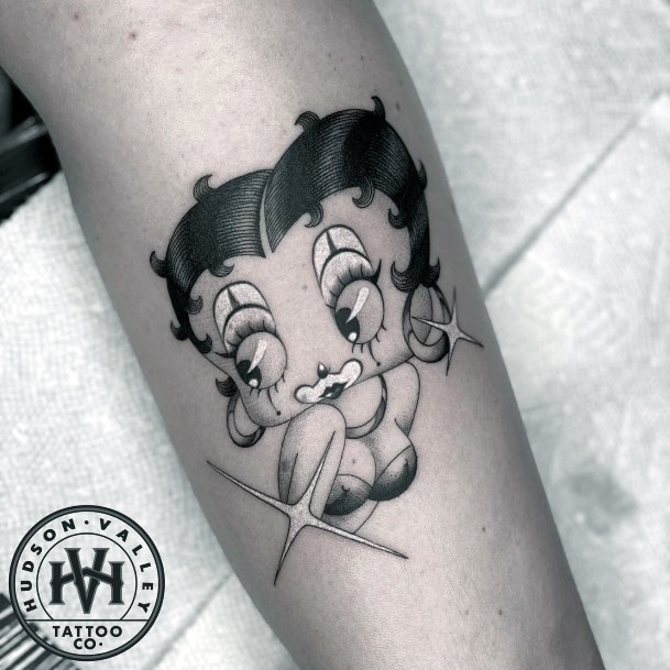 Betty Bop Womens Tattoo Ideas