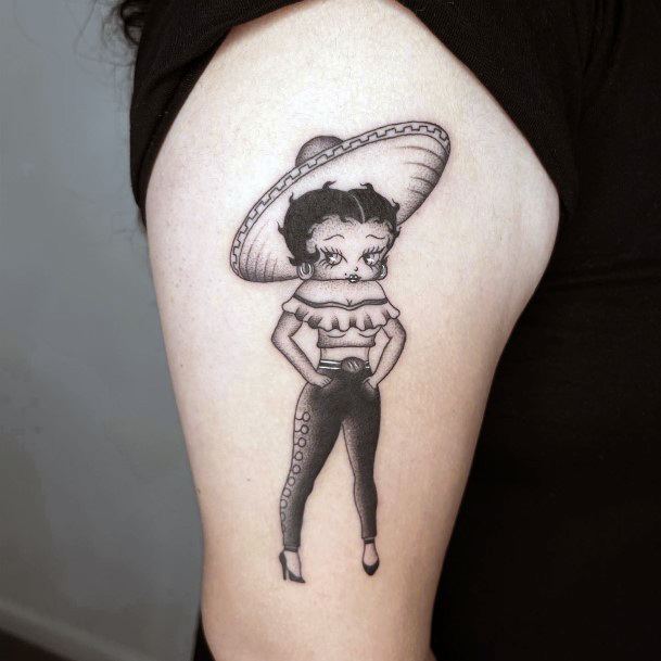 Betty Bopic Womens Betty Bop Tattoo Designs