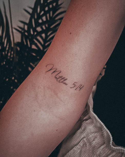 Bible Tattoo For Ladies