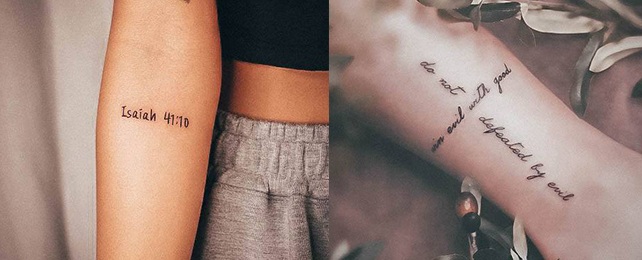 Top 100 Best Bible Tattoos For Women – Religious Design Ideas